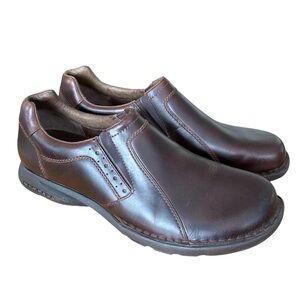 Merrell  Brown Genuine Leather Slip-On Casual Men’s Loafers